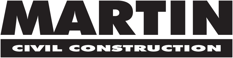 Martin Civil Construction Logo Black